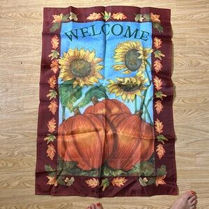 Large decorative home flag